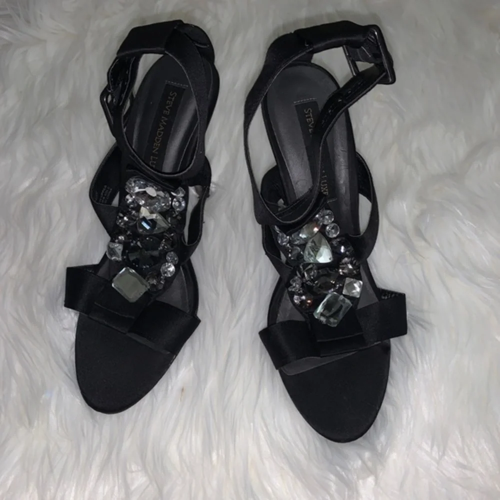 Steve Madden Luxe bejeweled dress sandal
